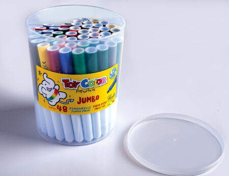 JAR 48 SUPERWASHABLE JUMBO FIBRE PENS