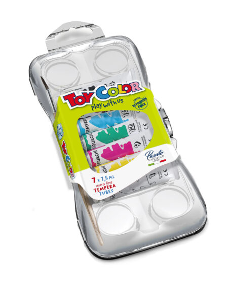 SET 7 TUBES 7.5ML SUPERWASHABLE TEMPERA