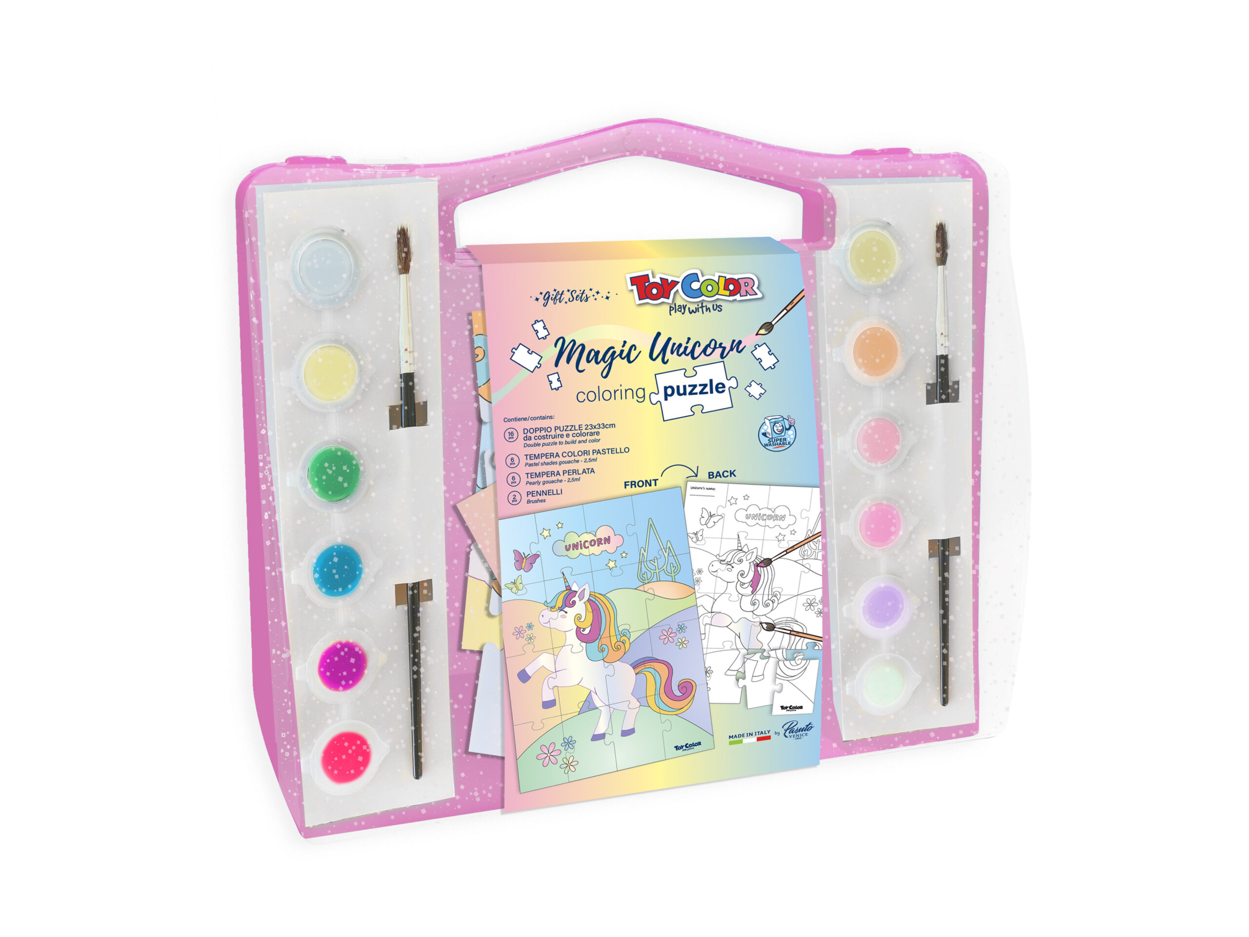 MAGIC UNICORN COLORING PUZZLE
