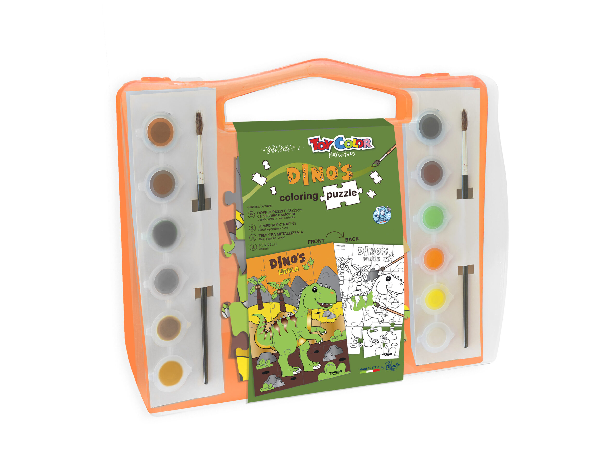 DINOS COLORING PUZZLE