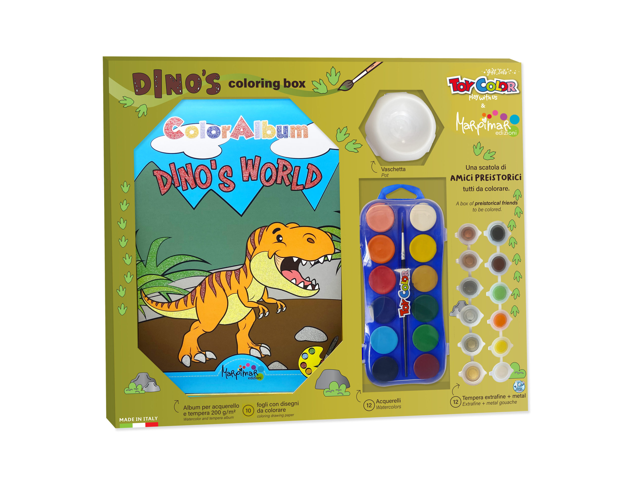 DINOS COLORING BOX