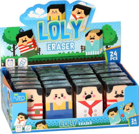 LOLY, ERASER, TEACHER