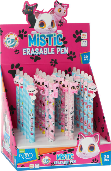 MISTIC, ERASABLE PEN BLUE 0.5MM CAT
