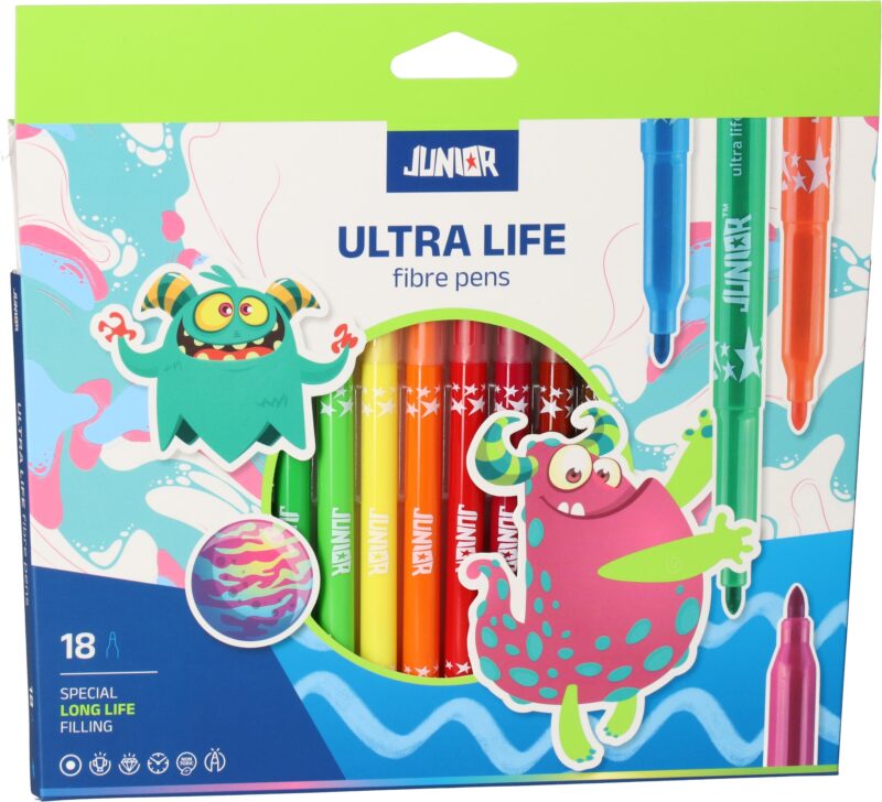 ULTRA LIFE FIBRE PEN 18 PCS