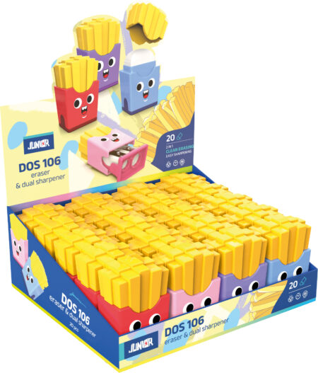 DOS 106, ERASER AND DUAL SHARPENER MIX