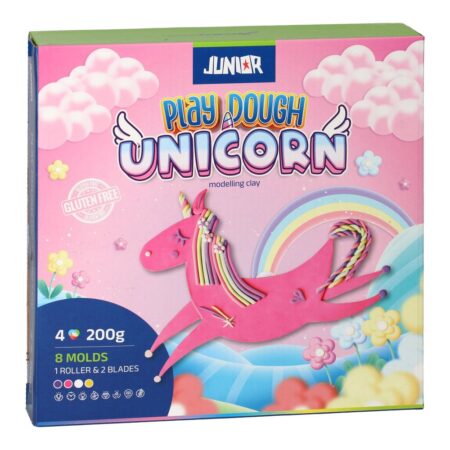PLAY DOUGH MODELING CLAY WITH MOLDS MIX UNICORN