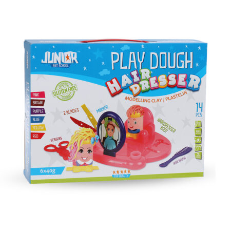 PLAY DOUGH MODELING CLAY WITH MOLDS MIX HAIRDRESSER