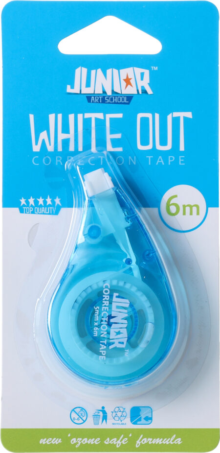 WHITE OUT, CORRECTION TAPE 6M
