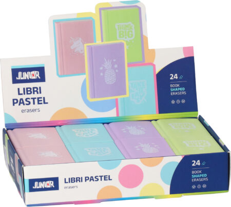 LIBRI , ERASER, PASTEL MIX