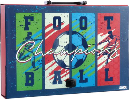 ACADEMY FILEBOX WITH HANDLE A4 FOOTBALL