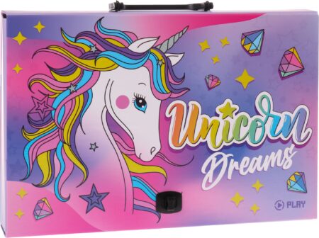 ADACEMY FILEBOX WITH HANDLE A4 UNICORN