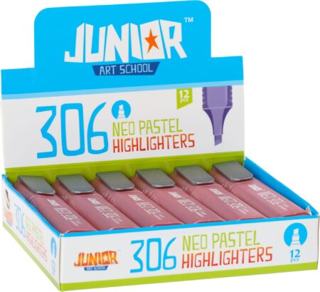 NEO 306,GLITTER HIGHLIGHTER , WIDE PASTEL PINK