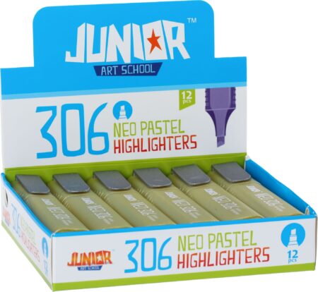 NEO 306, GLITTER HIGHLIGHTER WIDE PASTEL YELLOW