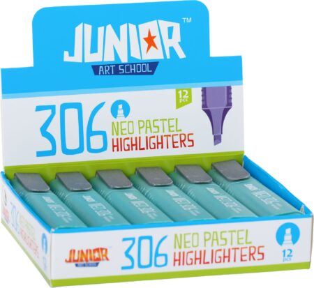 NEO 306 GLITTER HIGHLIGHTER WIDE PASTEL BLUE
