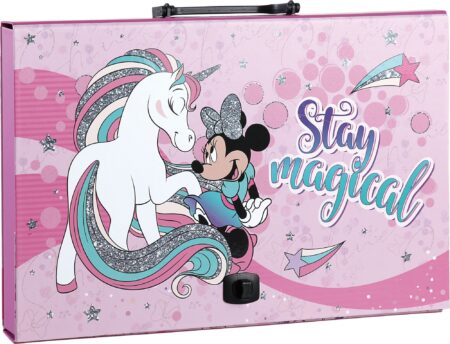 ACADEMY FILEBOX WITH HANDLE MINNIE MOUSE A4
