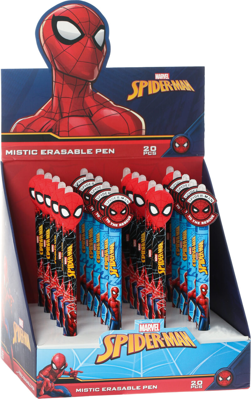 MISTIC ERASABLE PEN SPDERMAN BLUE