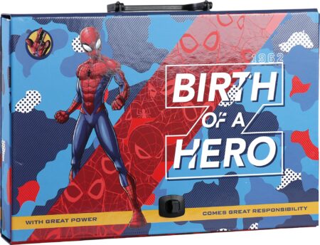 ACADEMY FILEBOX WITH HANDLE SPIDERMAN A4
