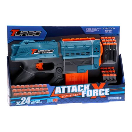 TURBO TOY BULLET GUN X24