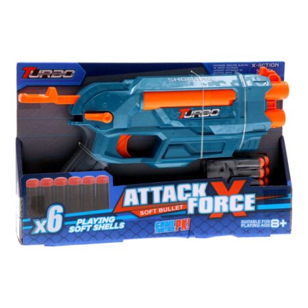 TURBO TOY BULLET GUN X10