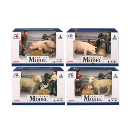 FARM ANIMALS FARMER AND ANIMALS MIX 4073147