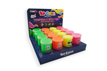 DISPLAY 32 POTS 80ML NEON FINGER PAINT