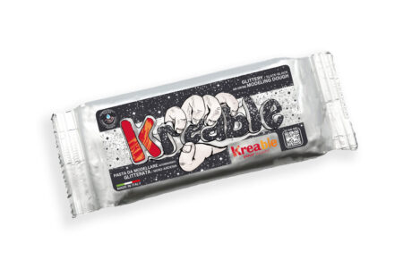 GLITTERY SLATE BLACK MODELING 500GR