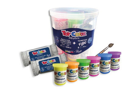 POT 2 PCS WHITE DOUGH 100GR + 6 POTS NENON