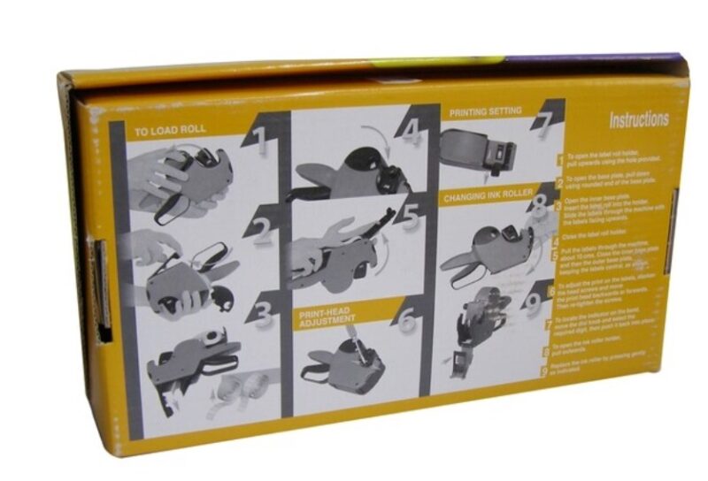 JOLLY LABELER 20DGTS SET  DOUBLE LABELER MACHINE with 10 label rolls - Image 2