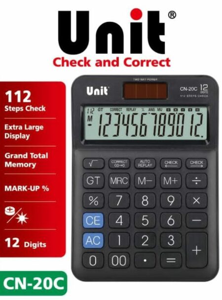 UNIT CALCULATOR 12 DIGITS