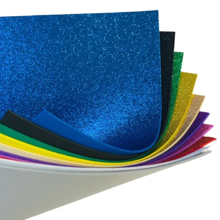 EVA BOARD GLITTER 2MM 50X70CM
