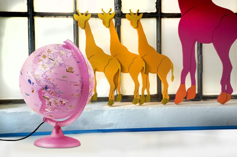 GLOBUS NOVA RICO PINK ZOO ENGLISH LIGHT 26CM - Image 2