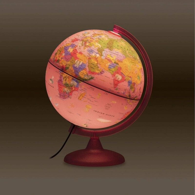GLOBUS NOVA RICO PINK ZOO ENGLISH LIGHT 26CM - Image 3