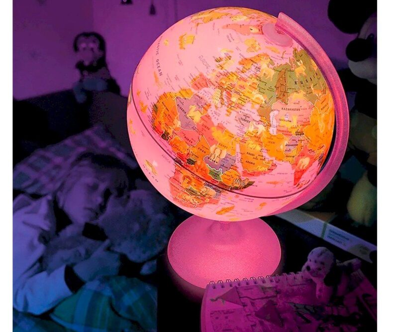 GLOBUS NOVA RICO PINK ZOO ENGLISH LIGHT 26CM - Image 4