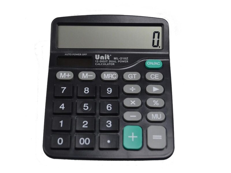 UNIT CALCULATOR 12 DIGITS