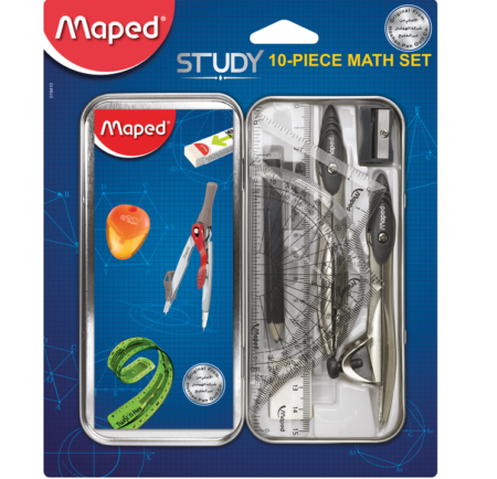 10 Pc Study Geometry Math Set