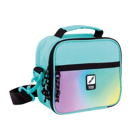 Isothermal food bag (3.5 L) with 3 lunch boxes Sunset series, turquoise