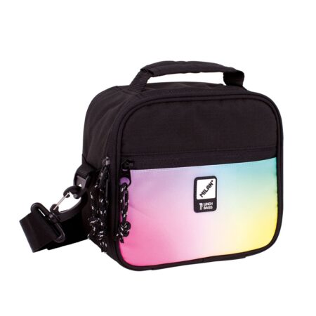 Isothermal food bag (3.5 L) with 3 lunch boxes Sunset series, black