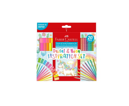 Faber-Castell Connector Pen 20 Neon Pastel Inspiration set