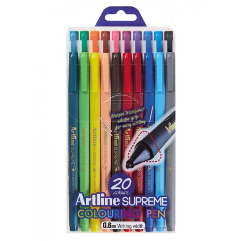 ARTLINE COLORING PEN 20 PCS WALLET