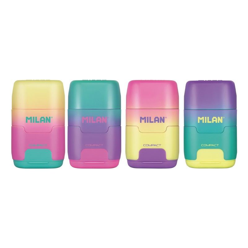 MILAN COMPACT SUNSET SHARPENER AND ERASER - Image 2