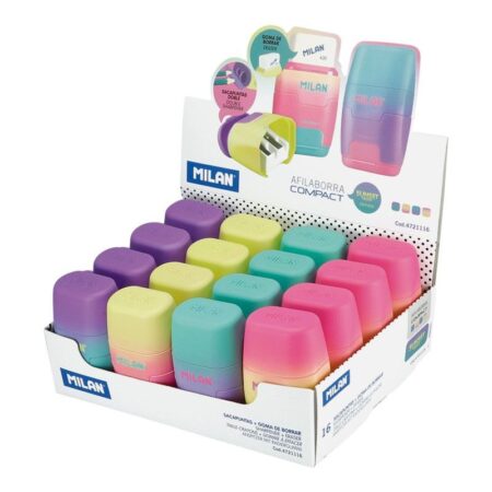 MILAN COMPACT SUNSET SHARPENER AND ERASER
