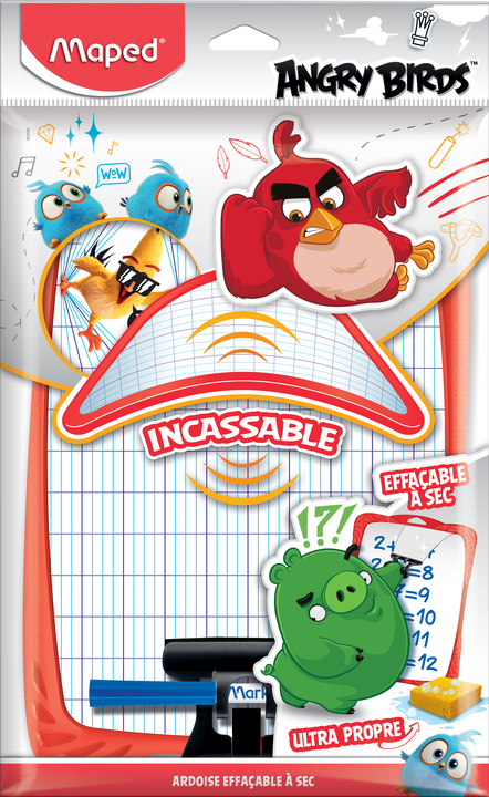 Maped Whiteboard+Accesorsies Kids AngryBirds