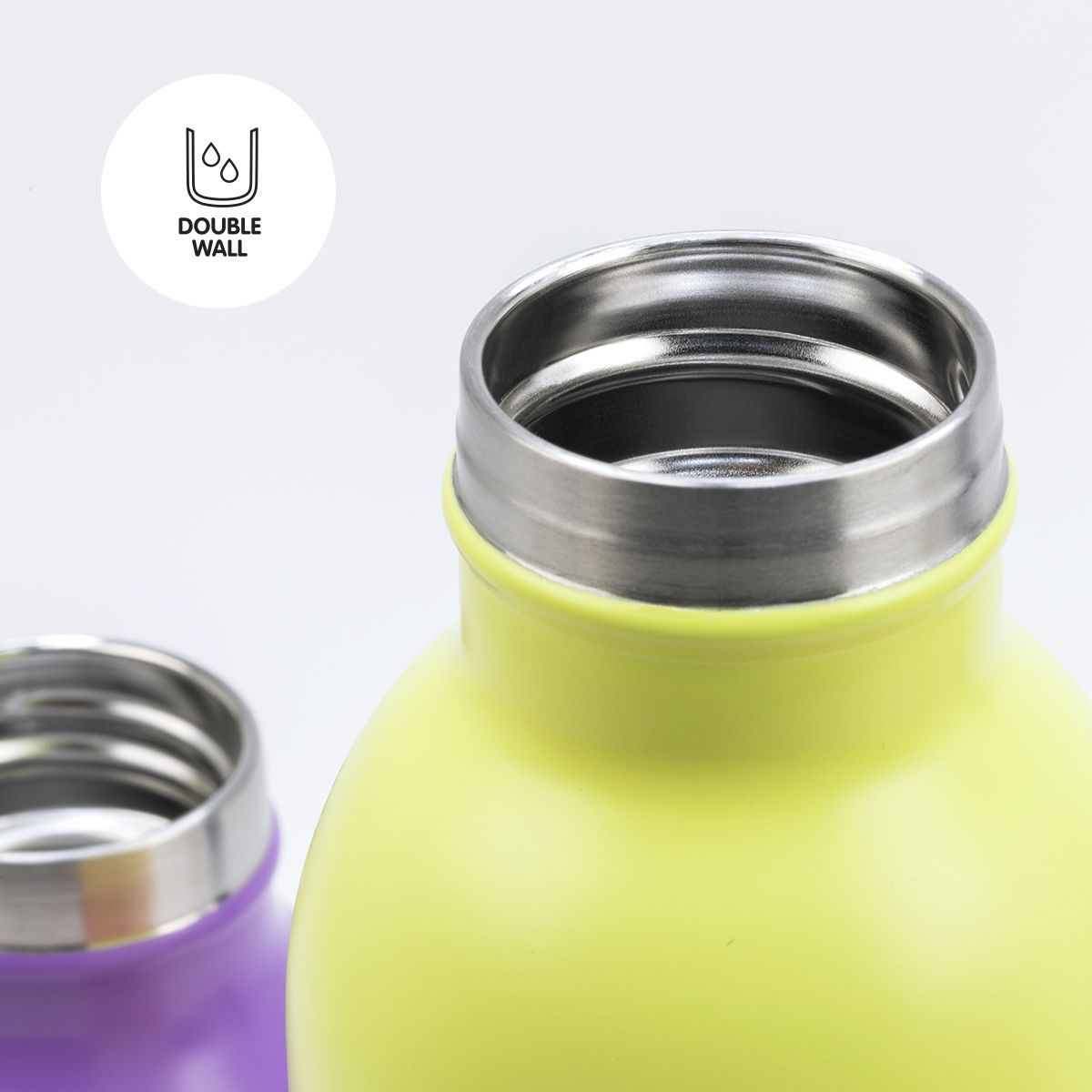 Stainless steel isothermal bottle 0.59 L Sunset series, pink - Image 5