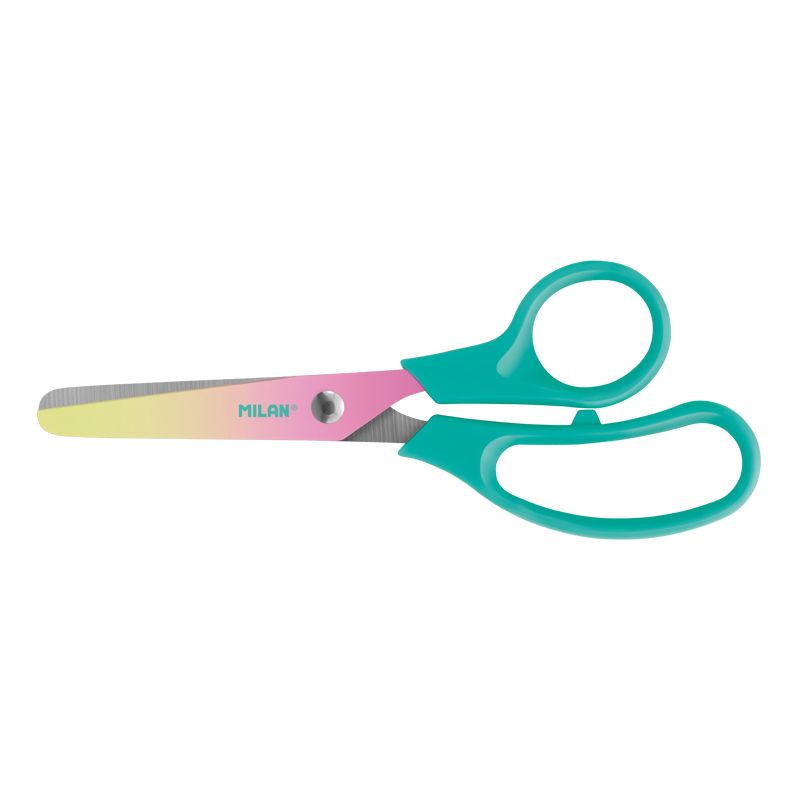 Blister pack Basic Sunset scissors, turquoise handle - Image 2