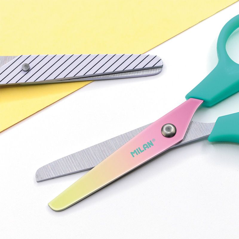 MILAN BLISTER SCISSORS SUNSET YELLOW - Image 4