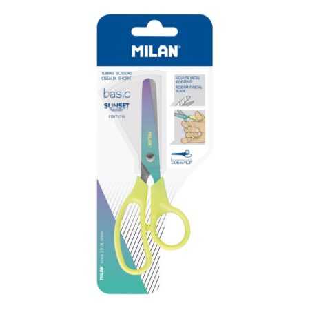 MILAN BLISTER SCISSORS SUNSET YELLOW