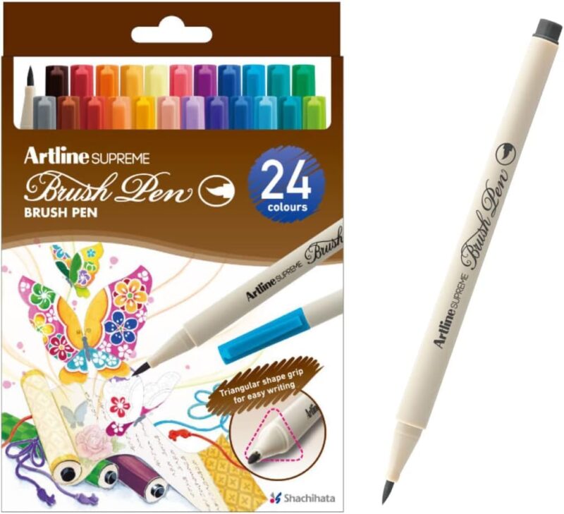 ARTLINE SUPREME BRUSH PEN BOX OF 24 PCS