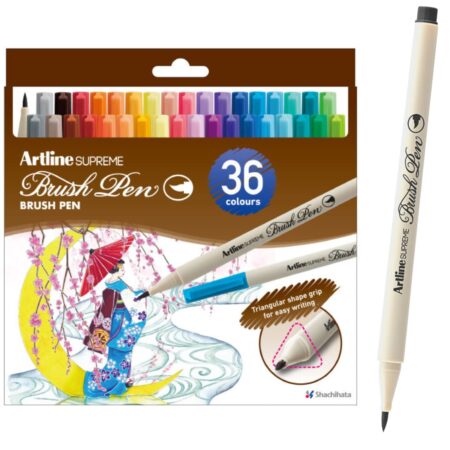 ARTLINE SUPREME BRUSH PEN BOX OF 36 PCS