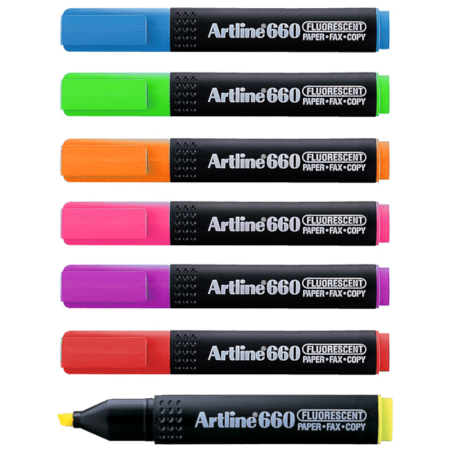 ARTLINE HIGHLIGHTER BIGHT AND DENSE , SOFT AND LIGHT