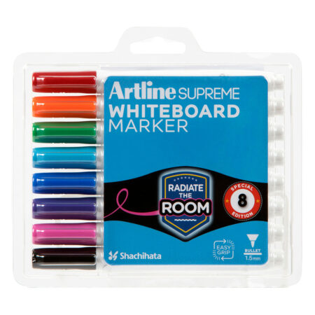 ARTLINE CLAMPPACK 8 PCS ASSORTED COLORD 1.5MM FINE TIP
